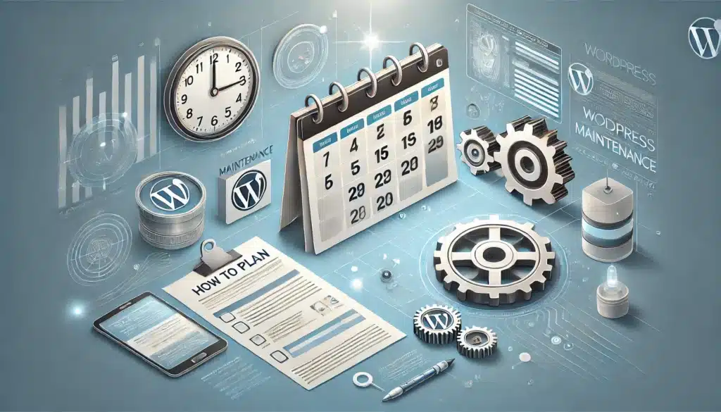 planifier un calendrier de maintenance WordPress efficace