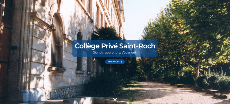 college prive saint roch - site