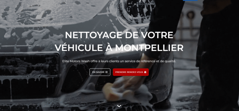 elite motors wash - site